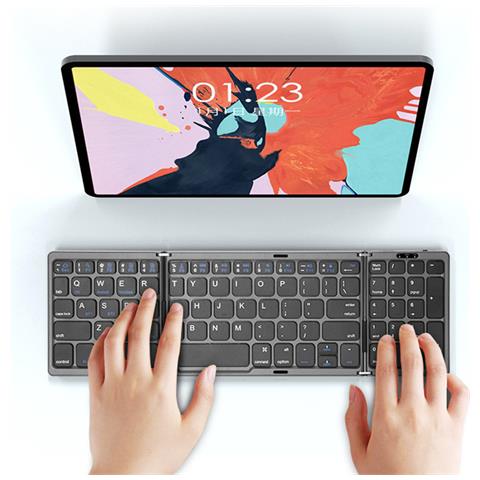 Tastiera Bluetooth Pieghevole Black - Foto 2