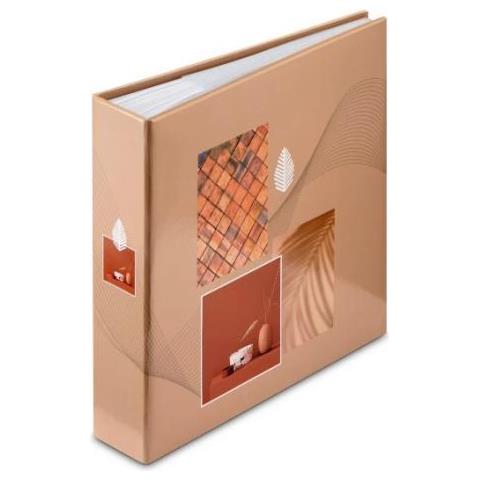 Singo Ii Album Fotografico E Portalistino Terracotta 100 Fogli Rilegatura Del Libro - Foto 2