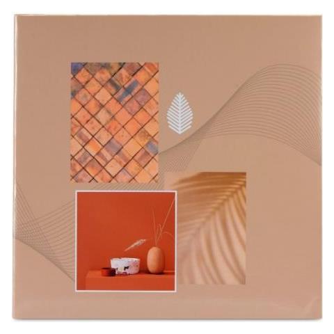 Singo Ii Album Fotografico E Portalistino Terracotta 100 Fogli Rilegatura Del Libro - Foto 1