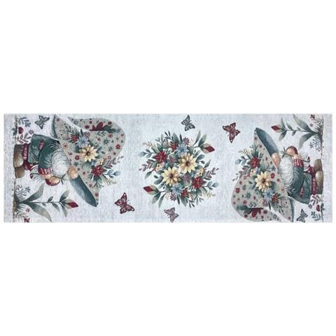 Tovaglia Pasqua Centrino Runner Tavola Fantasia Elfo Primavera Made Italy 40x130 Elfo Primavera - Foto 1