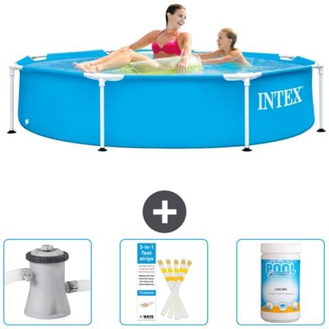 Piscina Fuori Terra - In Giro - 244x244x51 Cm - Blu - Include Accessori Coordinati Cb73 - Foto 1