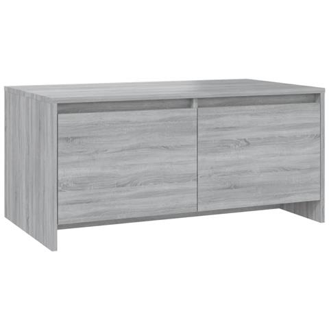 Lusso Casadino - Tavolino Da Salotto Grigio Sonoma 90x50x41,5 Cm In Truciolato - Foto 1