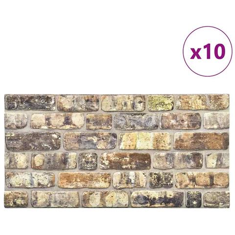 Lusso Casadino -  Pannelli Murali 3d Con Design A Mattoni Multicolore 10 Pz Eps - Foto 2