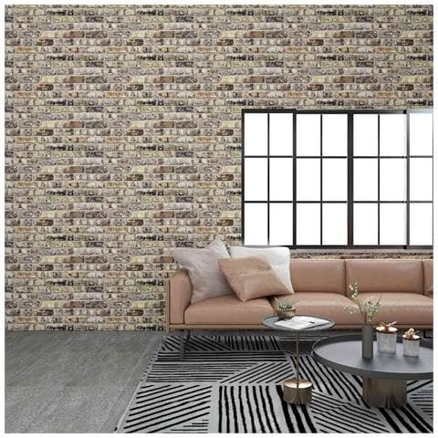Lusso Casadino -  Pannelli Murali 3d Con Design A Mattoni Multicolore 10 Pz Eps - Foto 8
