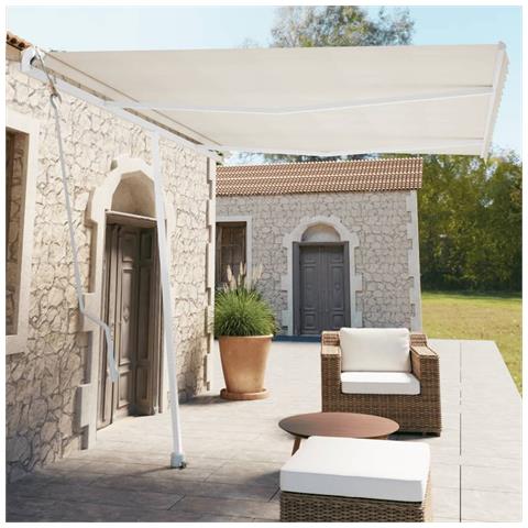 Lusso Casadino -  Tenda Da Sole Automatica Autoportante 350x250 Cm Crema - Foto 8