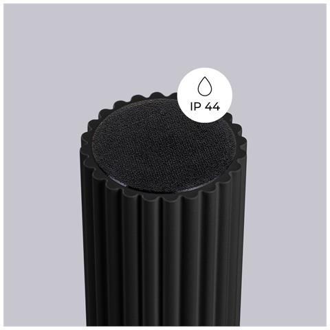 Lampada Da Soffitto Halo Nera Ip44 Sl. 1713 - Moderno Lampada Da Soffitto Nero 21x12x12 Cm - Foto 8