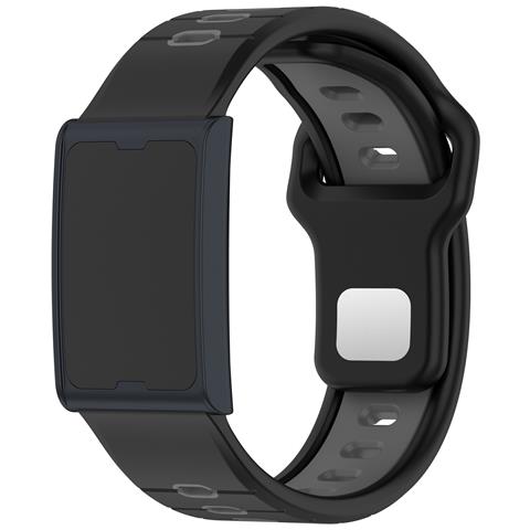 Cinturino Bicolore A Righe Orizzontali Compatibile Con Huami Amazfit Helio Strap - Foto 2