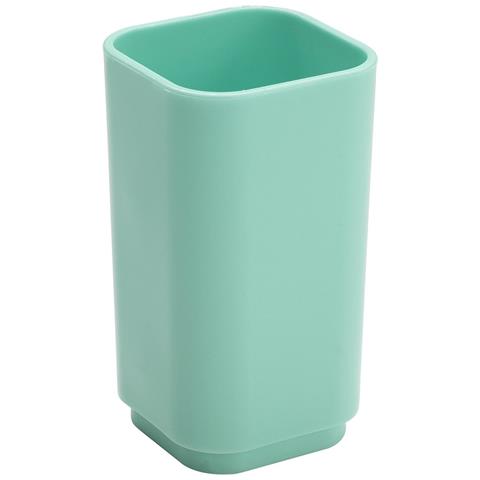 Portaspazzolini D'appoggio In Plastica Riciclata 6398 Serie Seventy Acquamarina - Foto 1
