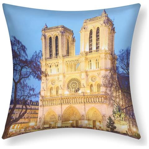 Set Di 2 Copricuscini 40x40 Cm Design Notre Dame De Paris - Foto 1