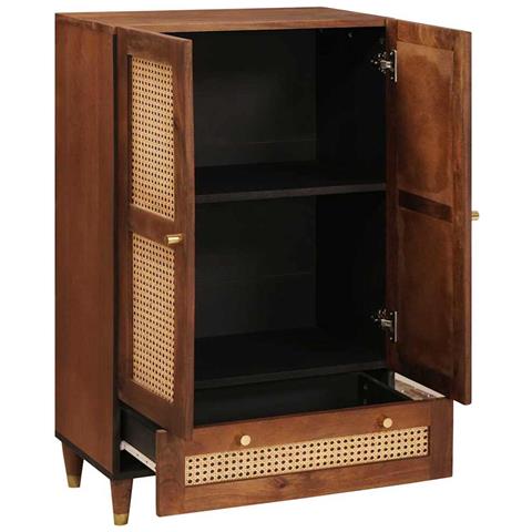 Armadi e Supporti per Storage di Media con cassetto Marrone - Foto 2