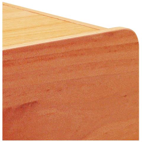 Comodino Cera marrone 39 x 34 x 33 cm Legno di pino massello - Foto 9