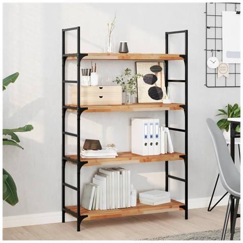 Ripiano a Parete 80x30x4 cm Legno Massello Acacia Rifinito Olio - Foto 2