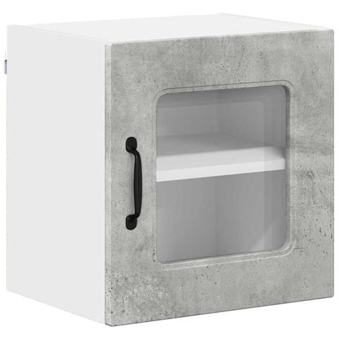 Pensile cucina Grigio cemento 40 x 31 x 40 cm Legno multistrato - Foto 1