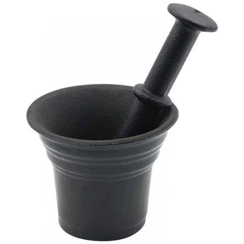 Mortaio in ghisa KH-1196 per macinare spezie ed erbe aromatiche - Foto 1