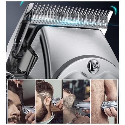 Set Tagliacapelli E Rifinitore 2 In 1 - Kit Professionale Da Barbiere - Foto 4
