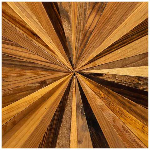 Comodino In Legno Di Recupero Nero Con 1 Anta 40x35x61h Cm - Foto 2