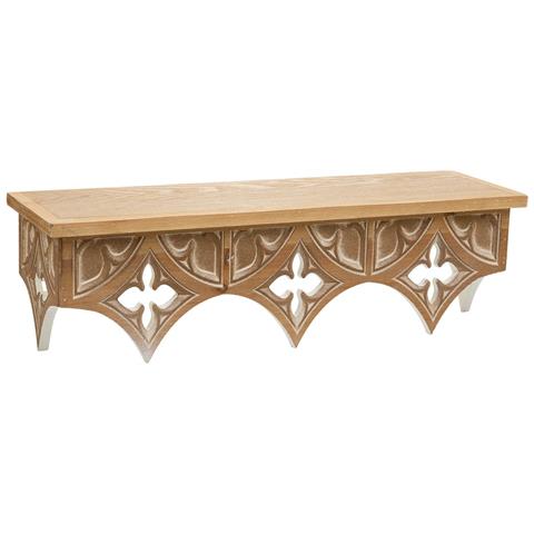 Scaffale In Legno Marrone 60x18x17h Cm - Foto 1