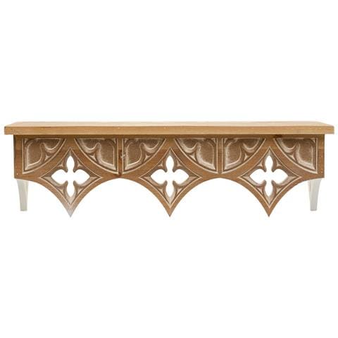 Scaffale In Legno Marrone 60x18x17h Cm - Foto 2