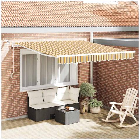 Tenda Retrattile Multicolore 300 x 250 cm Poliestere e Metallo - Foto 2