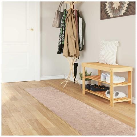 Runner Tappeto MARSA Sabbia 50 x 250 cm Poliestere e PVC - Foto 2