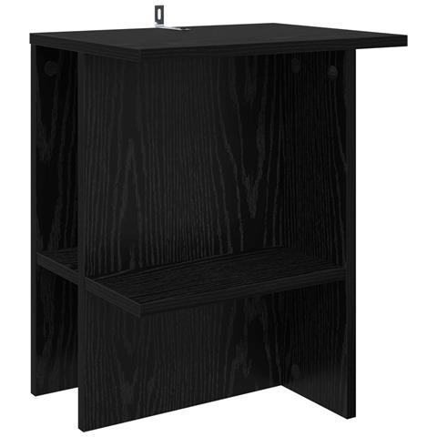 Tavolino da salotto Rovere Nero 40 x 30 x 49 cm - Foto 1