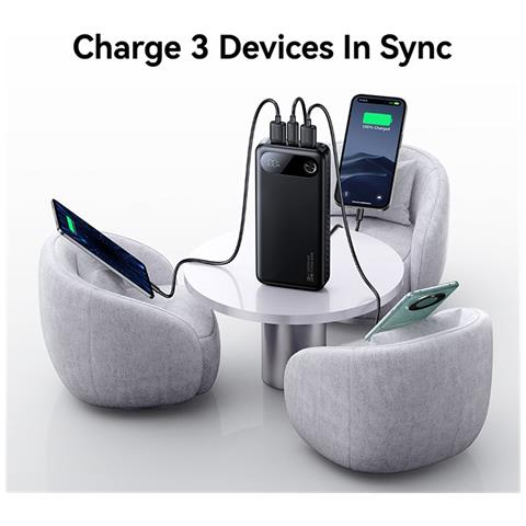 Power Bank - Bianco, 20000 mAh, 20W - Foto 4