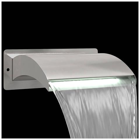Cascata da Piscina con Luce LED Acciaio Inox 304 30 x 9 x 26 cm - Foto 9