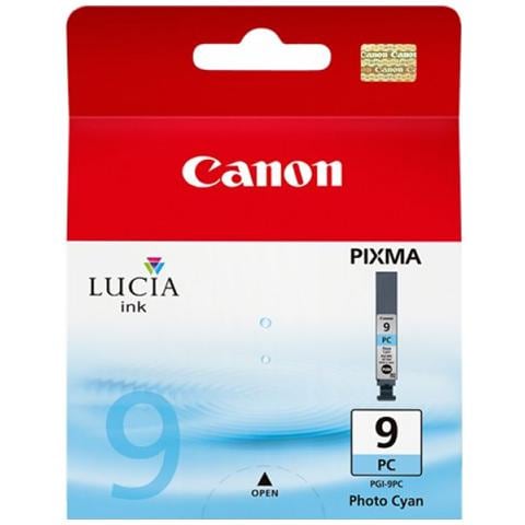 PGI-9 PC Cartuccia Ink Originale Ciano per Foto per Canon PIXMa Pro9500 Capacità 1150 Pagine - Foto 2