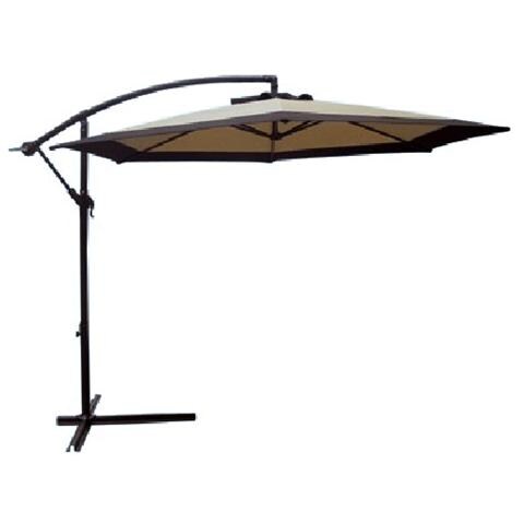 Ombrellone da giardino in alluminio decentrato cm 300 Beige - Foto 1