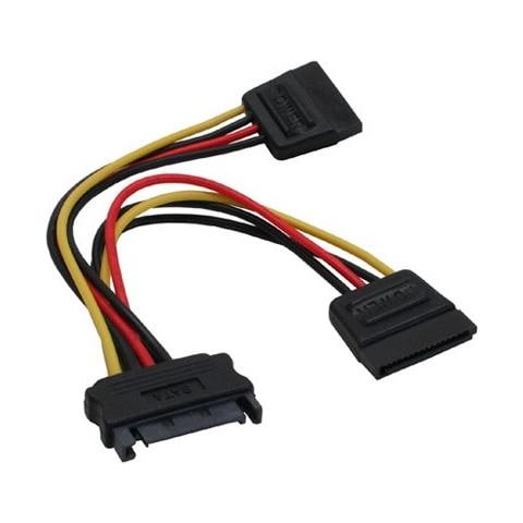 Cavo Adattatore Alimentazione Y Sata Nera M / F 0.15 m 29683 - Foto 6