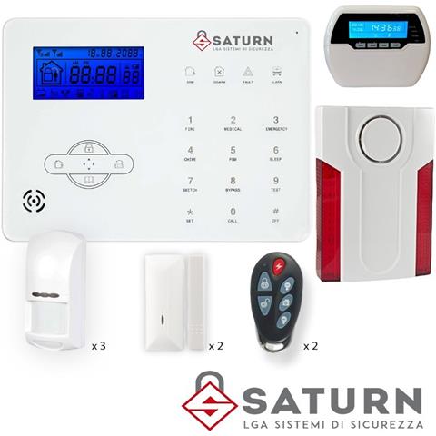 Lga sicurezza kit allarme casa senza fili saturn 868mhz kitb eprice Sistemi antifurto casa wireless