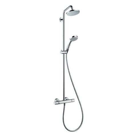 Colonna Doccia Esterna Termostatica Serie Croma - Braccio Da 40 Cm Soffione Da 22 Cm - Foto 1