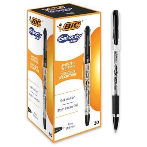 Penna Gel Con Cappuccio Gelocity Stic 0,5 Mm Nero 968485 (conf. 30)  - Foto 1