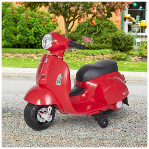 Vespa Elettrica Per Bambini Batteria 6v Fari E Clacson 18-36 Mesi - Foto 2