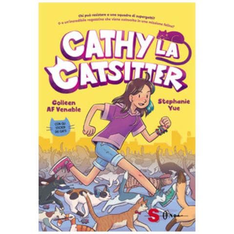 Colleen AF Venable - Cathy la catsitter. Con adesivi - Foto 1