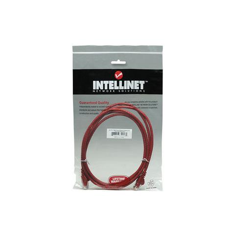 Network Cable, Cat6, UTP, 2x RJ-45, M / M, 7 ft. (2.0 m) , Red - Foto 2