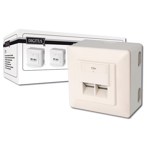 2X ADATTATORE SPLITTER Sdoppiatore Cavo Rete LAN 1x RJ45 2x Presa - Foto 6