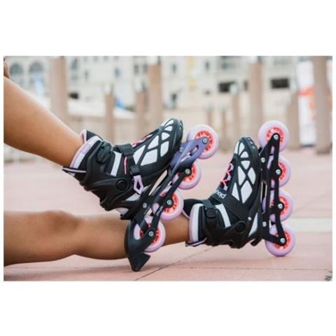 Inlineskates Lancer 84 Polipropilene Bianco / nero Mt 37 - Foto 8