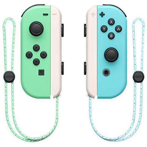 Switch Joy Pad Controller Per Nintendo Switch, Controller Di Gioco Wireless Con Vibrazione, Sveglia Remota (verde Blu)  - Foto 1