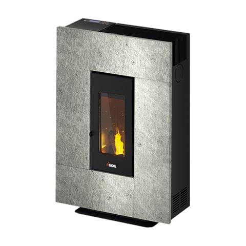 Grace 7 stufa Libera installazione Pellet Nero, Grigio - Foto 1