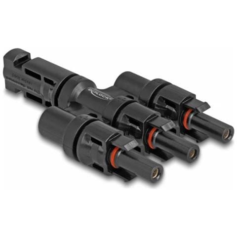 60024 Adattatore Per Inversione Del Genere Dei Cavi 1 X Dl4 3 X Dl4 Nero - Foto 1