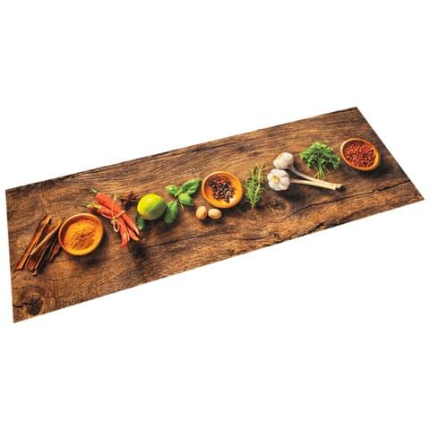 Tappeto Da Cucina Lavabile Spezie 45x150 Cm Velluto - Foto 1