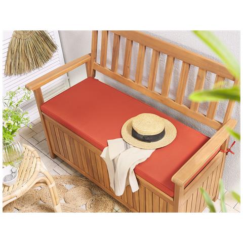 Cuscino Da Panchina 108 X 45 Cm Terracotta Sovana - Foto 1