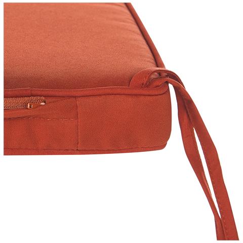 Cuscino Da Panchina 108 X 45 Cm Terracotta Sovana - Foto 2