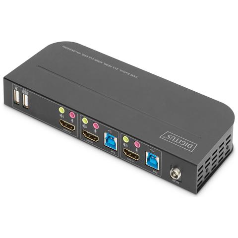Switch KVM, 2x1 HDMI, HDMI Out, USB, 4Kx2K@ 60Hz - Foto 2