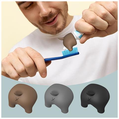 Tappo Dentifricio A Chiusura Automatica, Salvadentifricio Con Punta Autosigillante - Foto 2