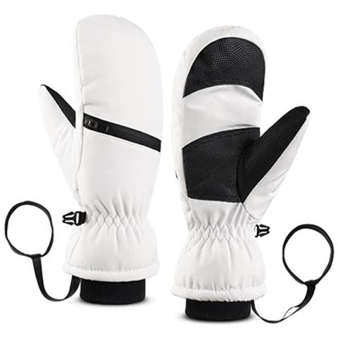 Guanti Da Sci - Touch Screen, Impermeabili, Antivento White L - Foto 1