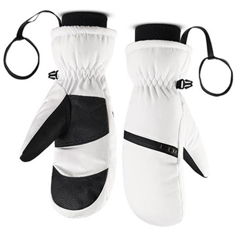 Guanti Da Sci - Touch Screen, Impermeabili, Antivento White L - Foto 2