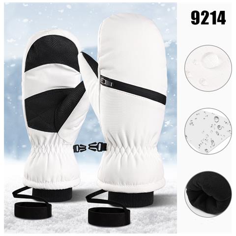 Guanti Da Sci - Touch Screen, Impermeabili, Antivento White L - Foto 3