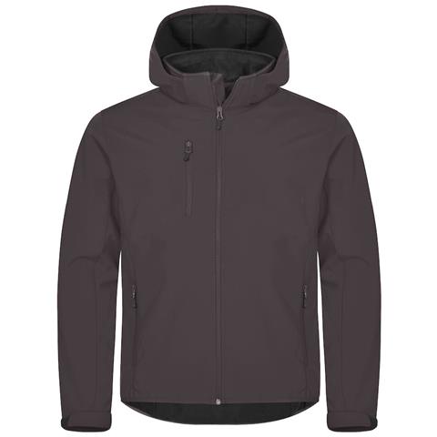 Classic Softshell Hoody Man Grigio Fumo Xs - Foto 1